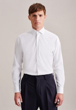 Regular Chemise Performance Uni in Blanc |  Seidensticker Onlineshop