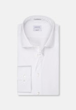 Regular Chemise Performance Uni in Blanc |  Seidensticker Onlineshop