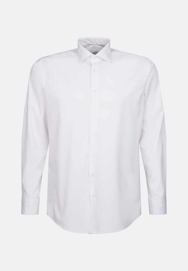 Twill Performance-Hemd in Regular mit Kentkragen in Weiß |  Seidensticker Onlineshop