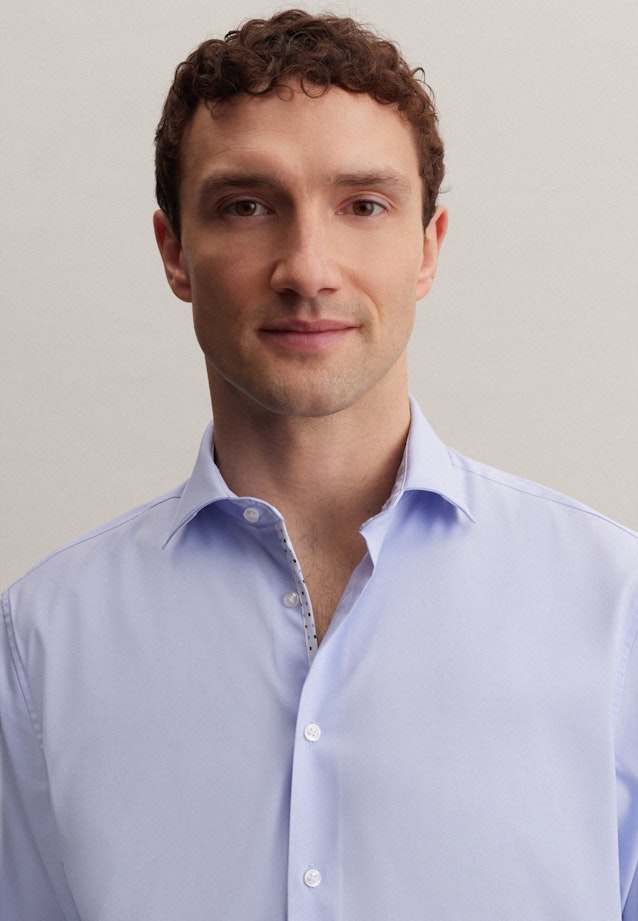 Regular Performance shirt Uni in Light Blue |  Seidensticker Onlineshop