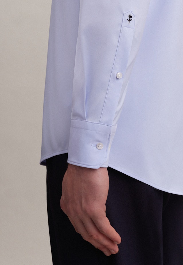 Regular Performance shirt Uni in Light Blue |  Seidensticker Onlineshop