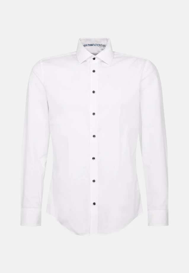 Slim Chemise d'affaires Uni in Blanc |  Seidensticker Onlineshop