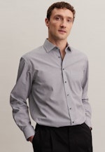 Comfort Business shirt Check in Grey |  Seidensticker Onlineshop