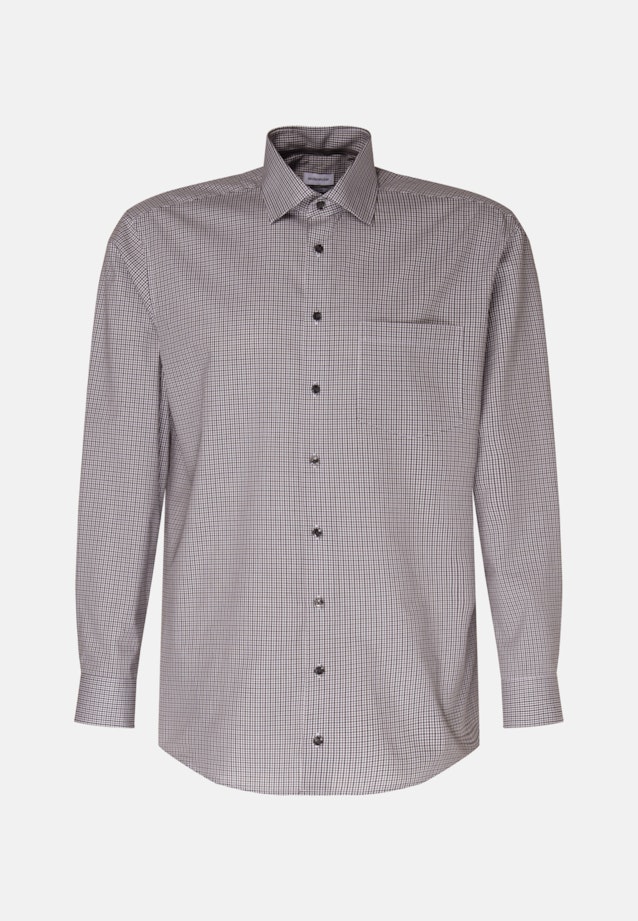 Comfort Business shirt Check in Grey |  Seidensticker Onlineshop