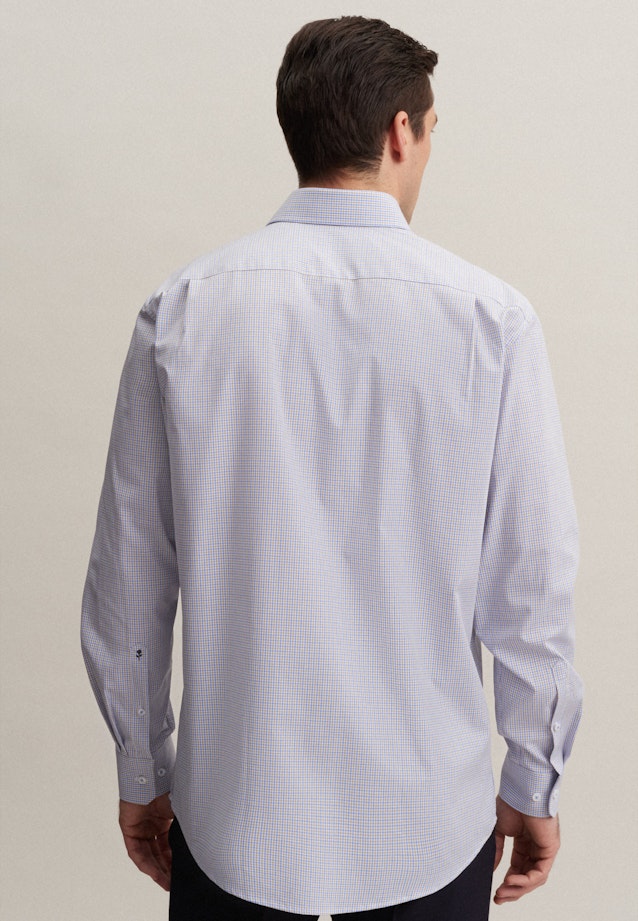 Non-iron Poplin Business Shirt in Comfort with Kent-Collar in Brown |  Seidensticker Onlineshop