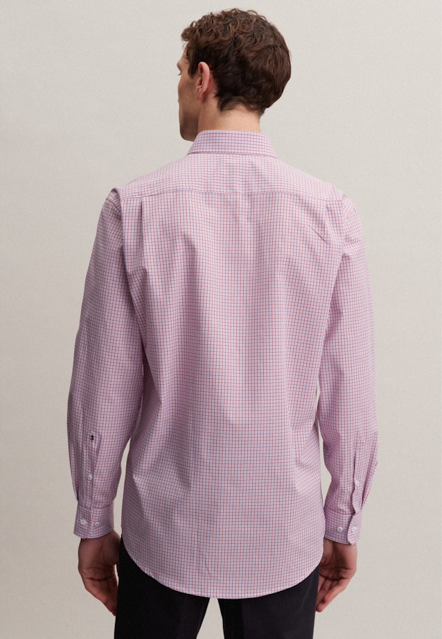 Non-iron Poplin Business Shirt in Comfort with Kent-Collar in Red |  Seidensticker Onlineshop