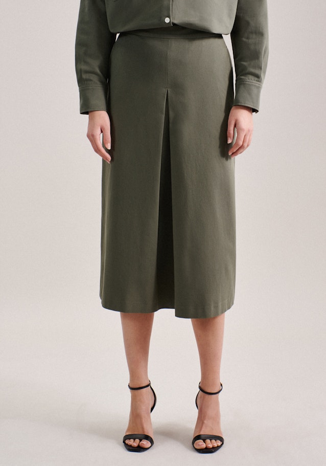 Jupe Uni in Vert | Seidensticker Onlineshop