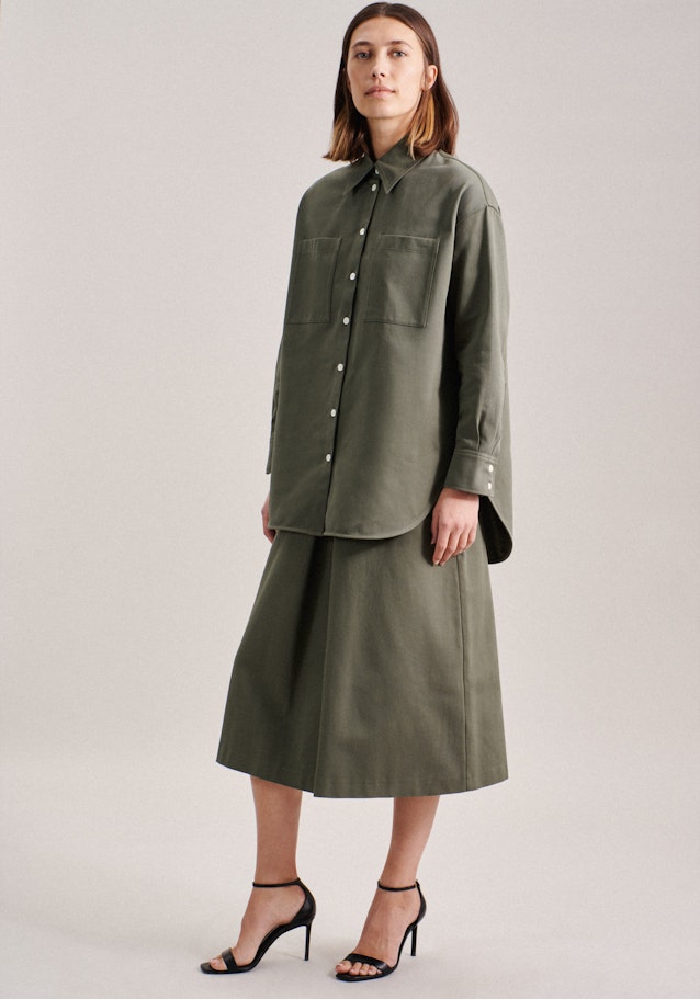 Jupe Uni in Vert | Seidensticker Onlineshop