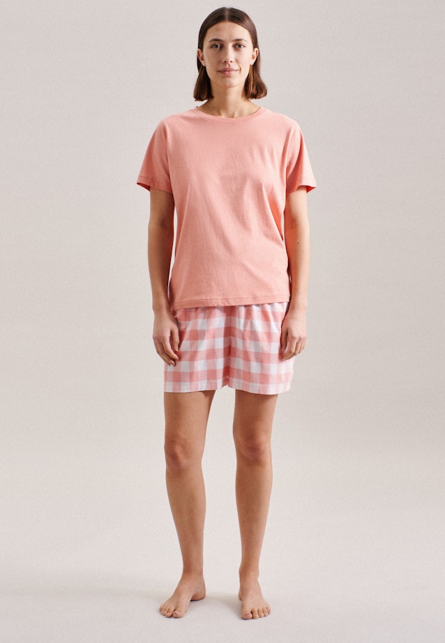 Pyjama Regular Manche Courte Rond in Rose Fuchsia |  Seidensticker Onlineshop