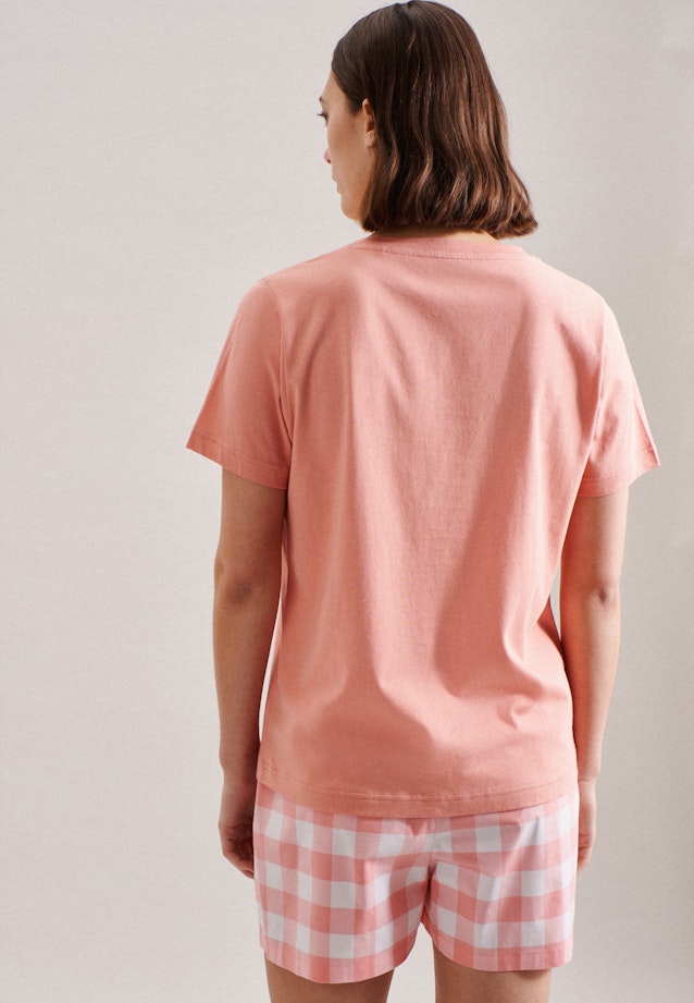 Pyjama Regular Manche Courte Rond in Rose Fuchsia |  Seidensticker Onlineshop