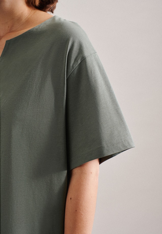 Rundhals Night shirt in Green |  Seidensticker Onlineshop