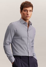 Slim Performance shirt Check in Dark Blue |  Seidensticker Onlineshop