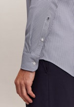 Slim Performance shirt Check in Dark Blue |  Seidensticker Onlineshop