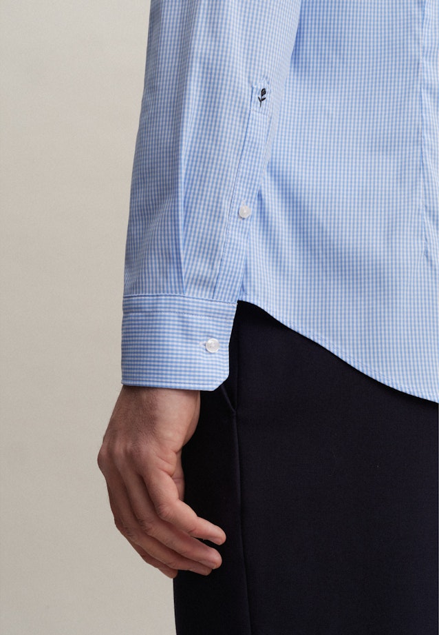 Performance shirt in Slim with Kent-Collar in Light Blue |  Seidensticker Onlineshop