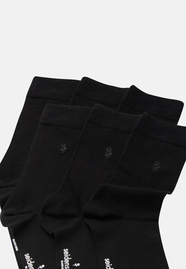 Three-Pack Socks in Black |  Seidensticker Onlineshop