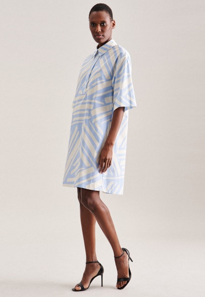 Dress Print in Light Blue |  Seidensticker Onlineshop