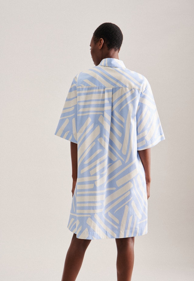 Robe Regular Manche Courte in Bleu Clair |  Seidensticker Onlineshop