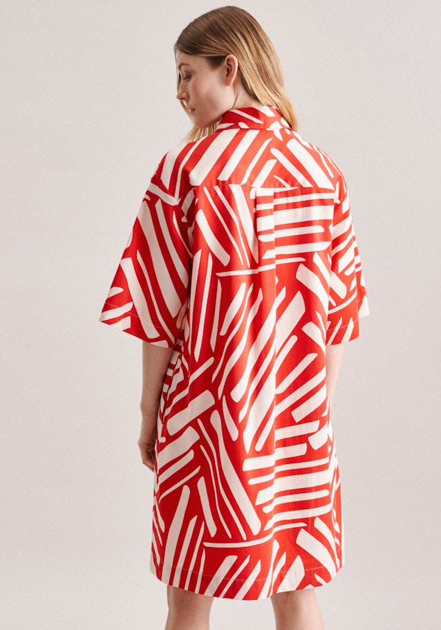Satin Midi Kleid in Rot | Seidensticker Onlineshop