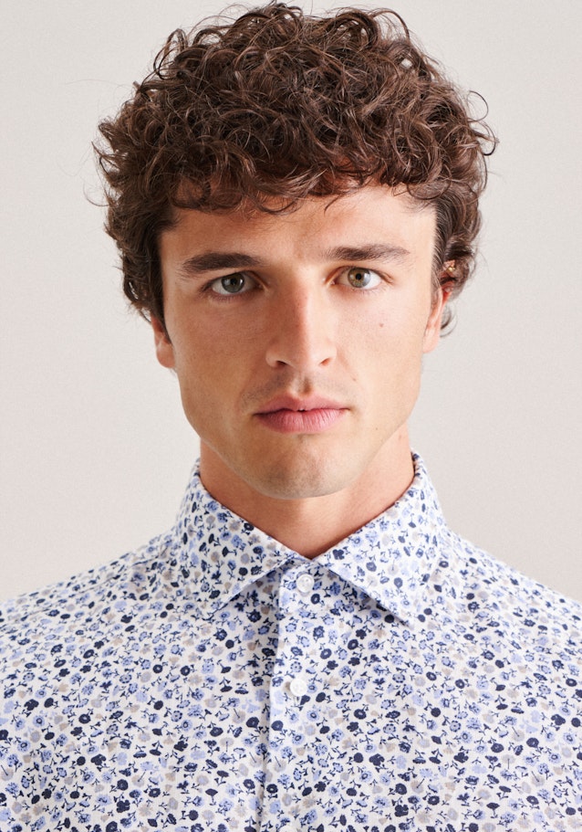 Slim Business Shirt Floral in Brown | Seidensticker Onlineshop