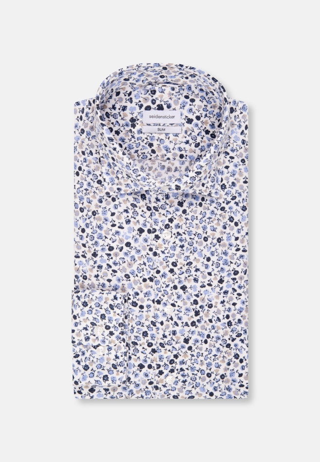 Slim Business Hemd Floral in Braun | Seidensticker Onlineshop