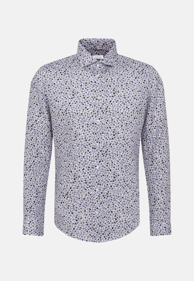Business Shirt in Slim with Kent-Collar in Brown |  Seidensticker Onlineshop