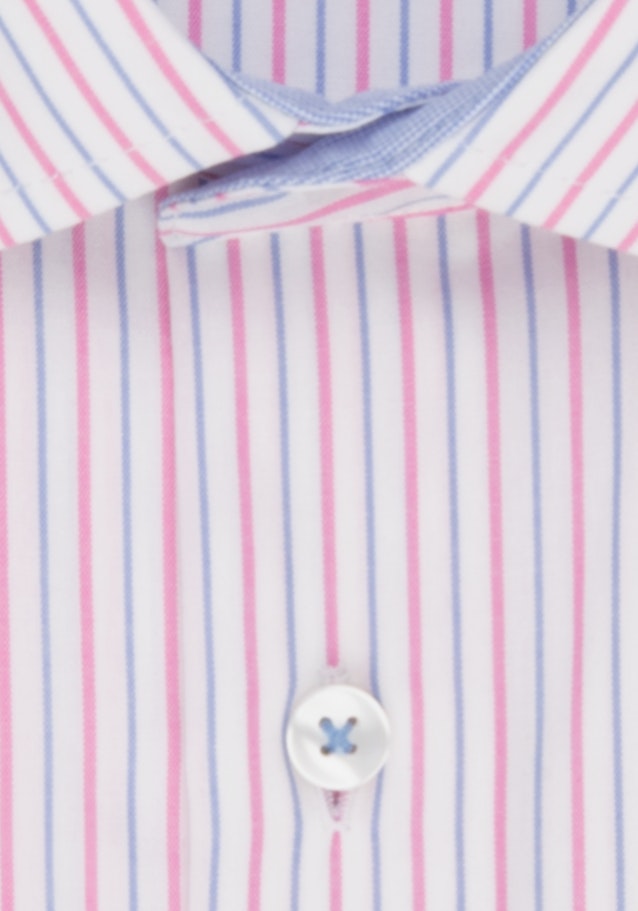 Non-iron Poplin Short sleeve Business Shirt in Regular with Kent-Collar in Pink |  Seidensticker Onlineshop