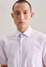 Regular Chemise d'affaires rayures in Rose Fuchsia |  Seidensticker Onlineshop