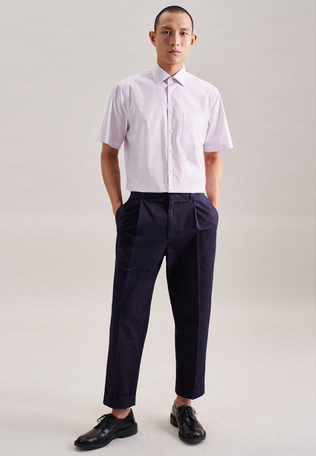 Regular Chemise d'affaires rayures in Rose Fuchsia |  Seidensticker Onlineshop