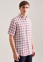 Regular Business shirt Check in Red |  Seidensticker Onlineshop