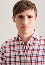 Regular Business shirt Check in Red |  Seidensticker Onlineshop