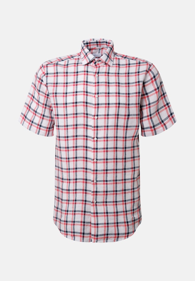 Regular Business shirt Check in Red |  Seidensticker Onlineshop