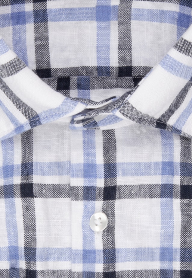 Regular Business Hemd Karo in Dunkelblau |  Seidensticker Onlineshop
