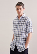 Regular Business Hemd Karo in Dunkelblau |  Seidensticker Onlineshop