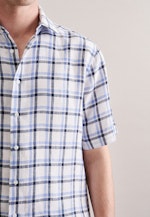 Regular Business Hemd Karo in Dunkelblau |  Seidensticker Onlineshop