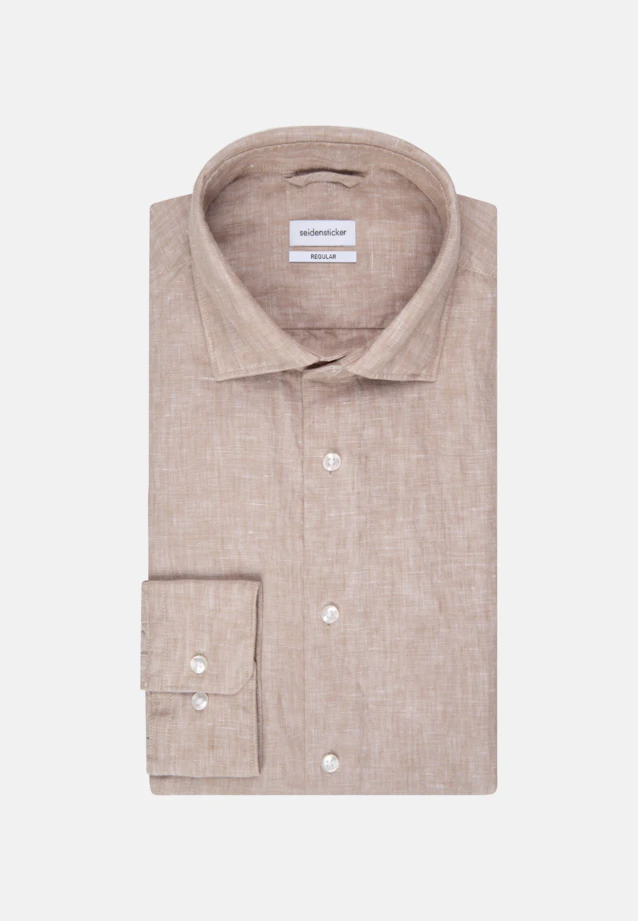 Slim Business Hemd Uni in Braun |  Seidensticker Onlineshop