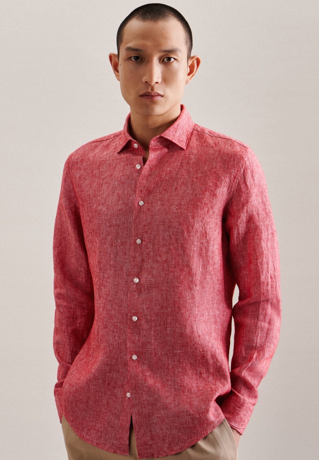 Slim Business shirt Uni in Red |  Seidensticker Onlineshop
