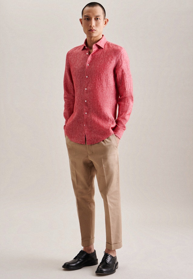 Slim Business shirt Uni in Red |  Seidensticker Onlineshop