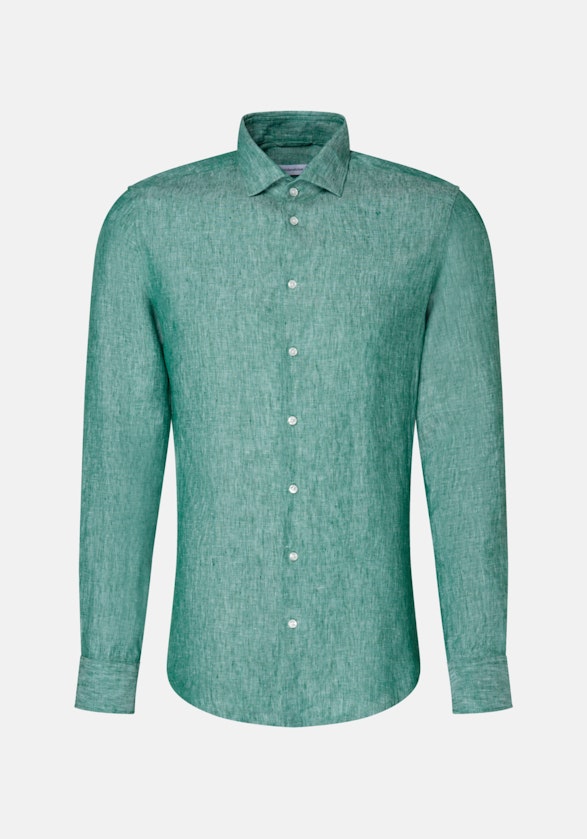 Business overhemd in Slim with Kentkraag in Groen |  Seidensticker Onlineshop