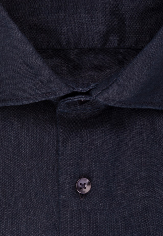 Slim Business Hemd Uni in Dunkelblau |  Seidensticker Onlineshop