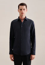 Slim Business Hemd Uni in Dunkelblau |  Seidensticker Onlineshop
