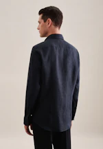 Slim Business Hemd Uni in Dunkelblau |  Seidensticker Onlineshop