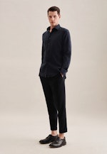 Slim Business Hemd Uni in Dunkelblau |  Seidensticker Onlineshop