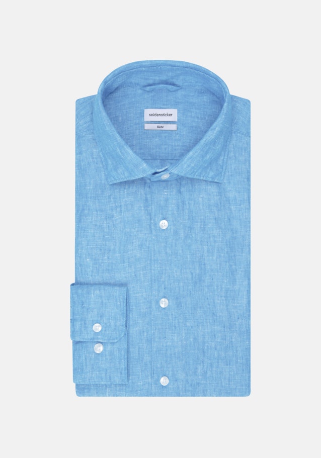 Business overhemd in Slim with Kentkraag in Turquoise |  Seidensticker Onlineshop