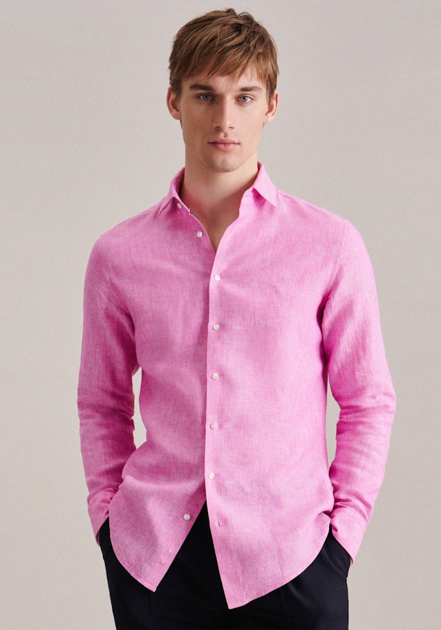 Slim Business Shirt Uni in Pink | Seidensticker Onlineshop