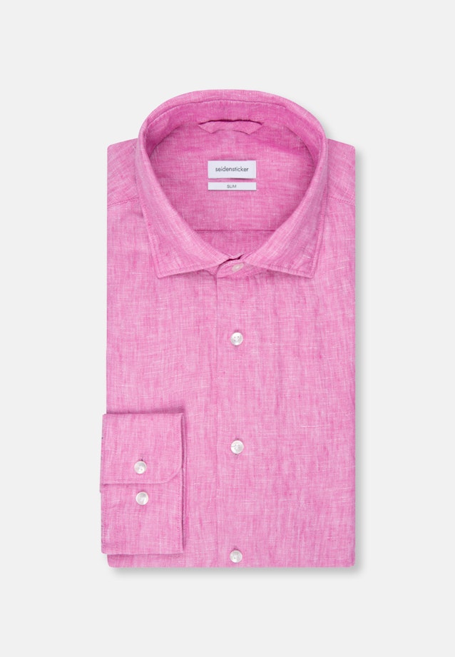 Slim Chemise d'affaires Uni in Rose Fuchsia |  Seidensticker Onlineshop