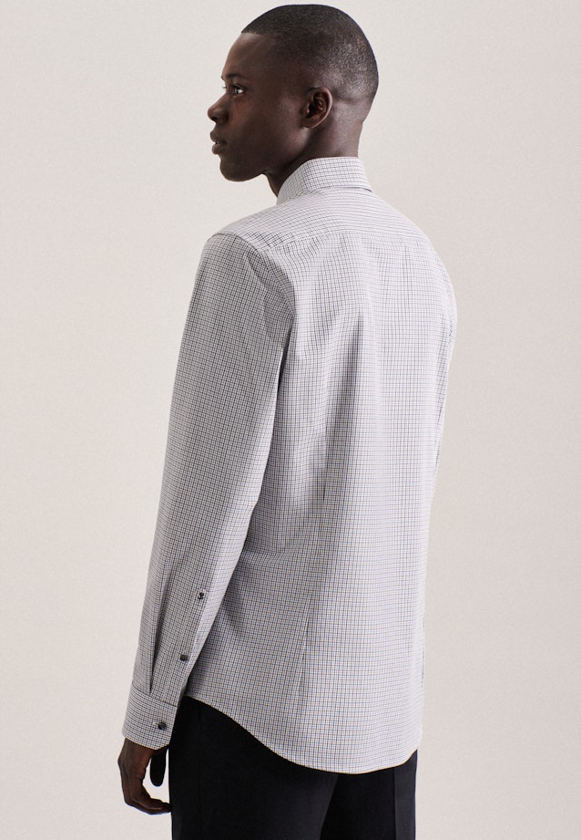 Slim Business Hemd Karo in Grau |  Seidensticker Onlineshop