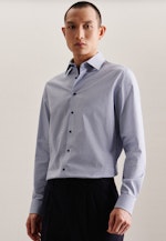 Slim Chemise d'affaires carreaux in Bleu Foncé |  Seidensticker Onlineshop