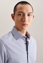 Slim Chemise d'affaires carreaux in Bleu Foncé |  Seidensticker Onlineshop