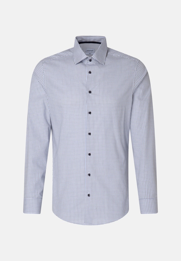 Slim Chemise d'affaires carreaux in Bleu Foncé |  Seidensticker Onlineshop