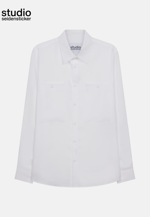 Casual Shirt Regular fit in White |  Seidensticker Onlineshop